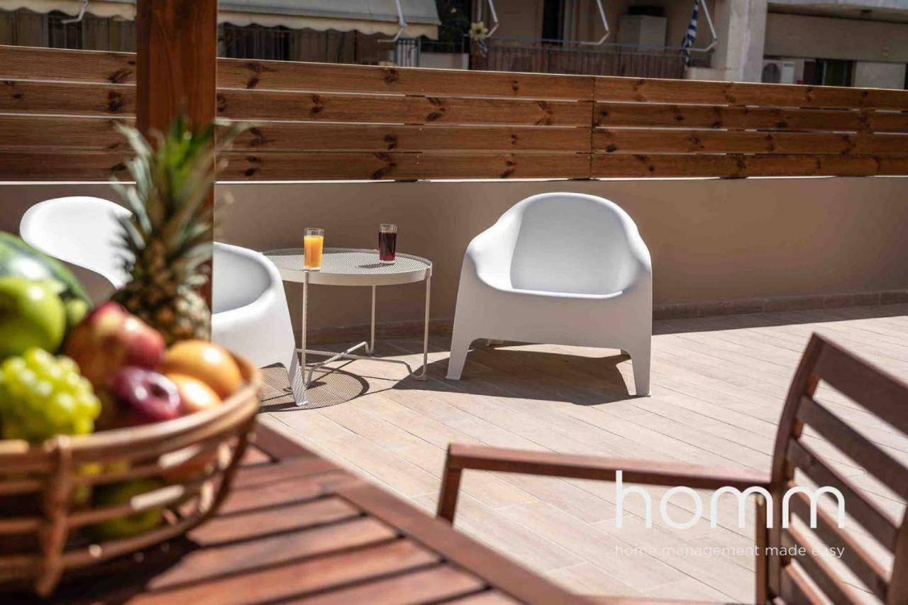 אתונה Nemeseos 1St Floor Homm Apartment With Roof Garden And Wading Pool מראה חיצוני תמונה